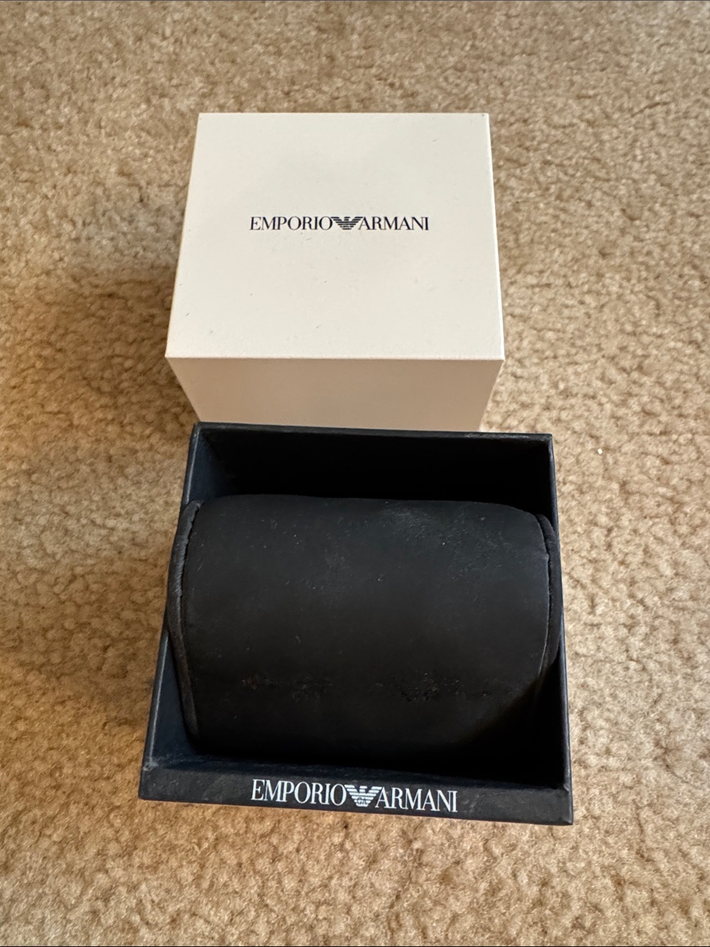 Emporio Armani - Black and White Watch Box